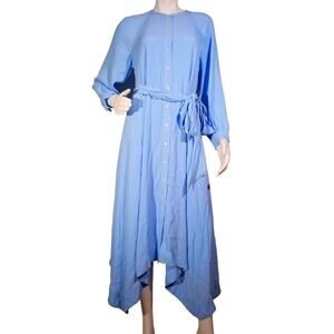 J.Crew Handkerchief Hem Shirt Dress | Light Blue | Size 6 | NWT